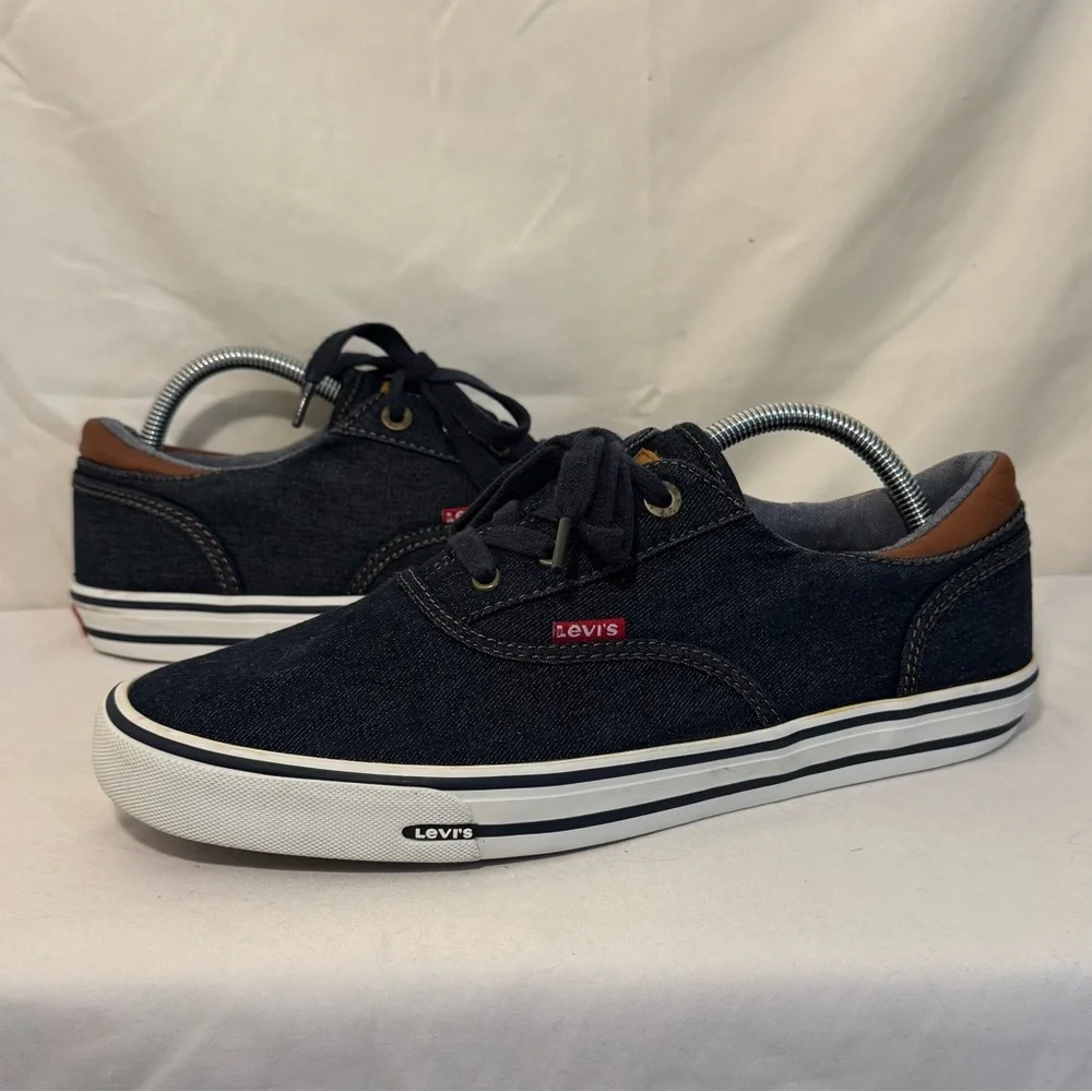 Levi's Men Ethan Denim II Low-Top Denim Casual Sneakers Men’s‎ Size 9